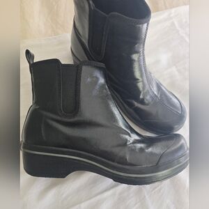 Dansko Black Rain Boots
